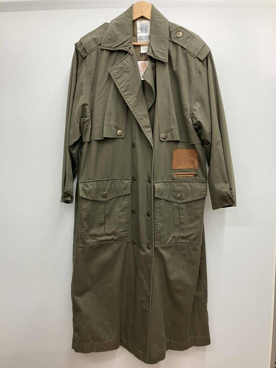 together! トゥギャザー トレンチコート 79121 5017 サイズ6 カーキ