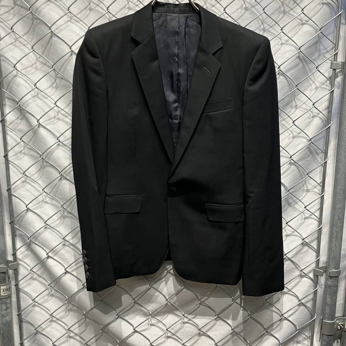 johnlawrencesullivan ブラック テーラードジャケット JOHNLAWRENCE SULLIVANテーラードジャケットJK-10-01ブラックS ジョン