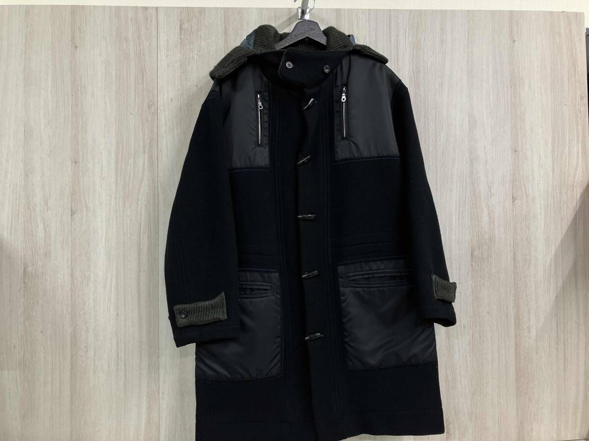 MARITHE FRACOIS GIRBAUD マリテフランソワジルボー L メルトンコート ブラック 黒