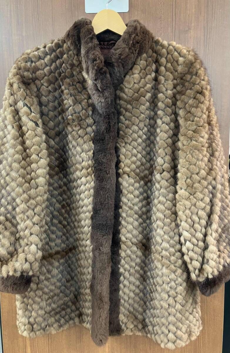 美品⭐️SAGA MINK 銀サガ 高級ミンクコート ブラウン ヴィンテージ L SAGA MINKサガミンク／superb quality ranched mink ／銀タグ