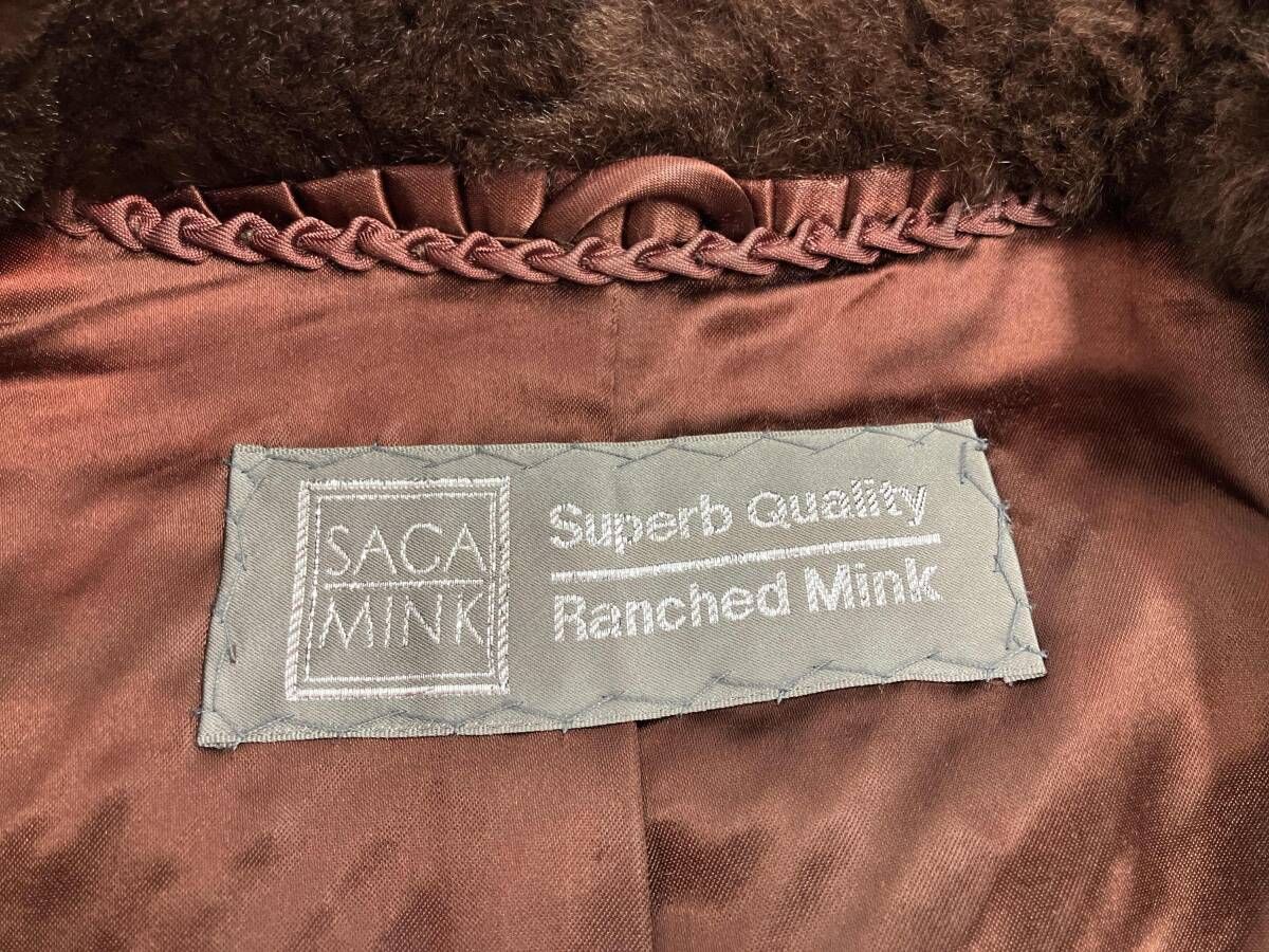 SAGA MINKサガミンク／superb quality ranched mink ／銀タグ