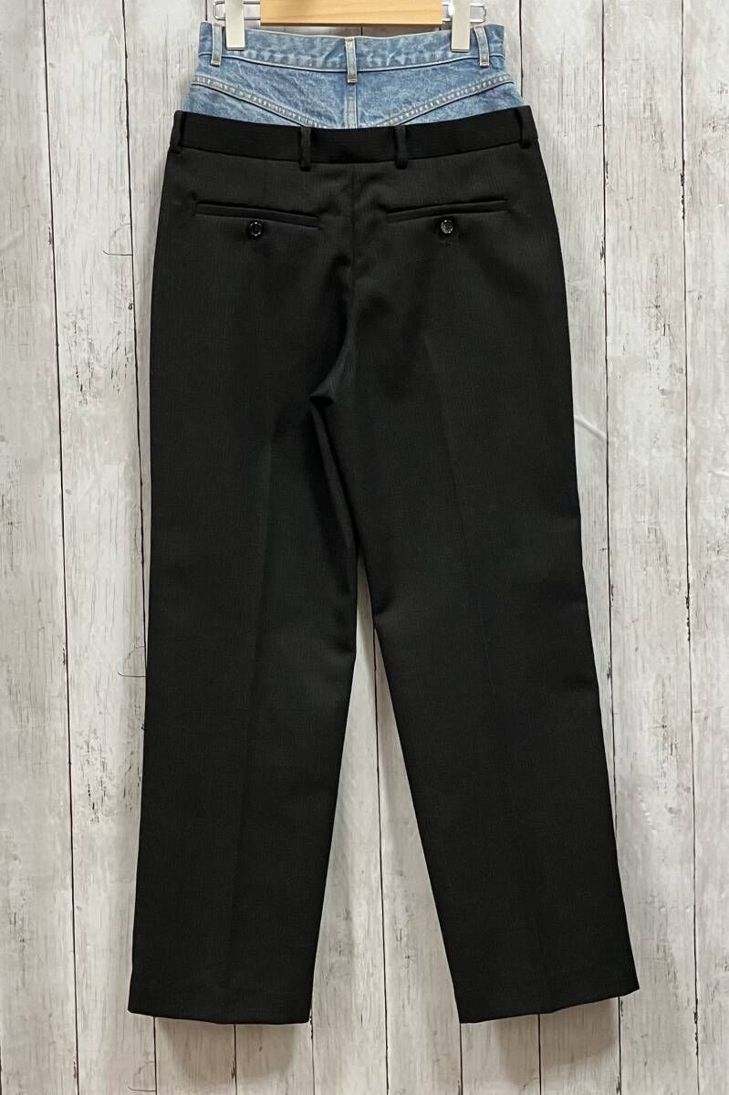 パンツ Chalk Stripe Lay ered Pants 122 AW PT 118 A アンスクリア