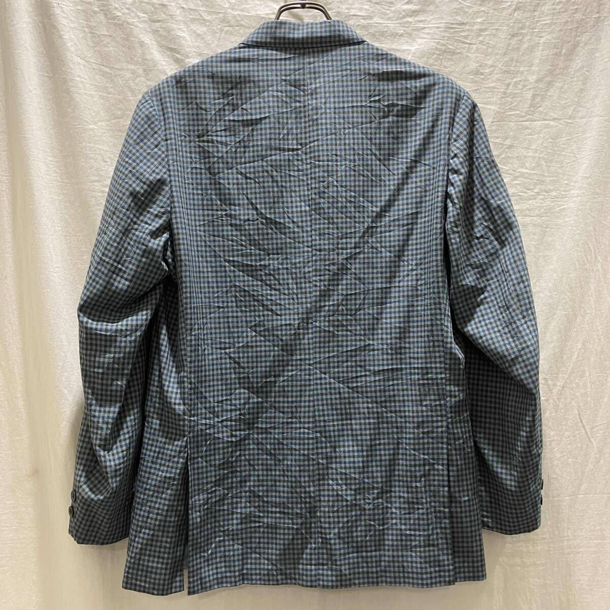 60s-70s TOWNCRAFT Penneys チェック柄 テーラードジャケット ブルー系