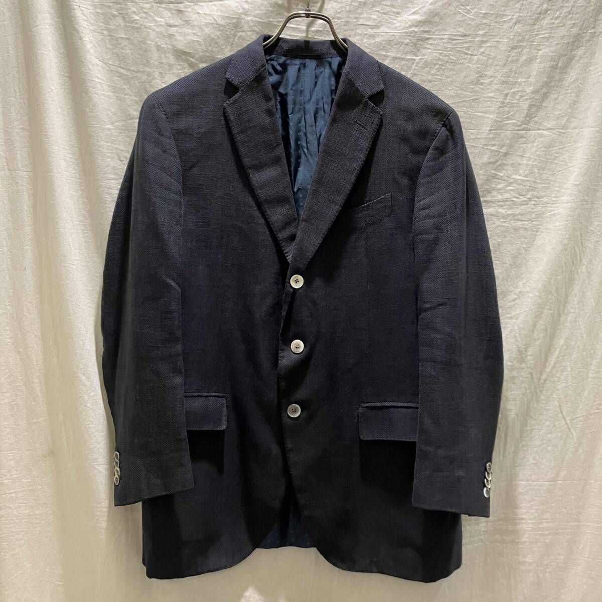 BOGLIOLI コットンジャケット テーラードジャケット ネイビー k3202S