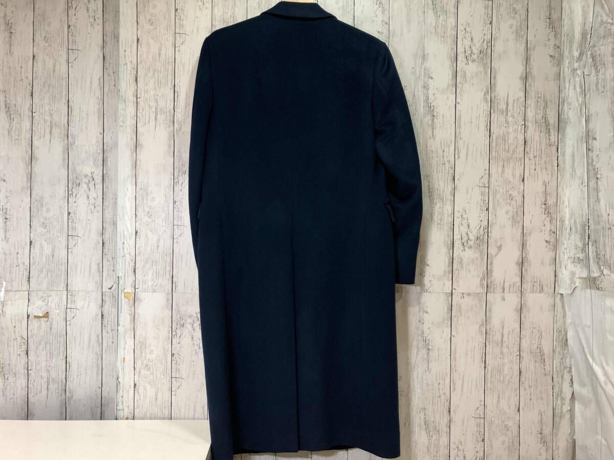 JOSEPH HOMME ジョセフオム グロッシーウール チェスターコート ネイビー サイズ44