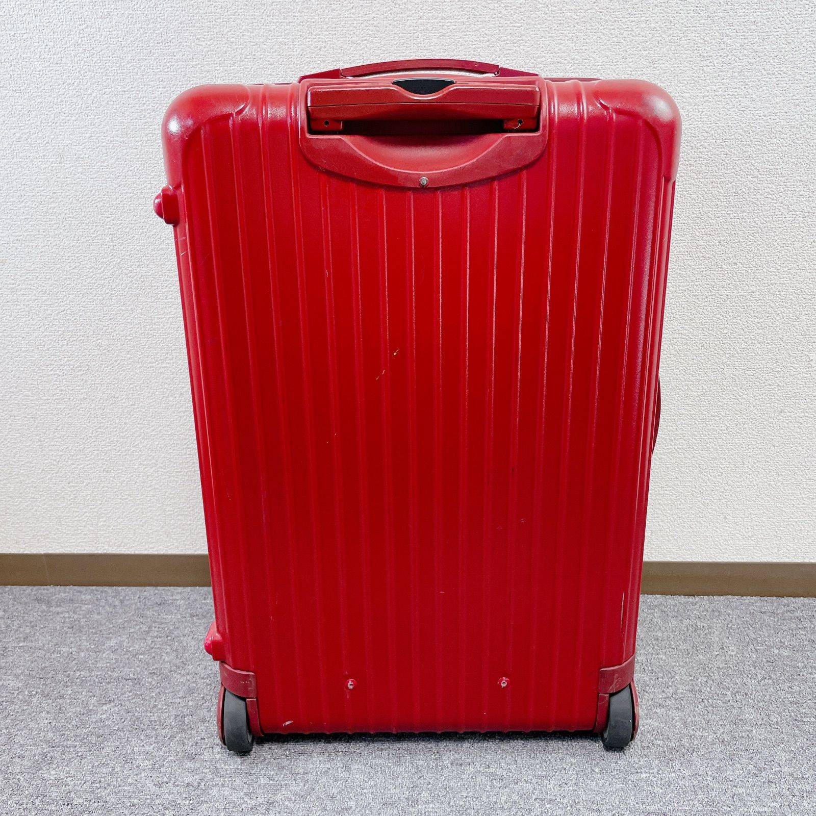 RIMOWA(リモワ)サルサ キャリー 855.63　63L(廃盤品 希少) RIMOWA SALSA 855.63 スーツケース 2輪 63L レッド 廃盤 - メルカリ