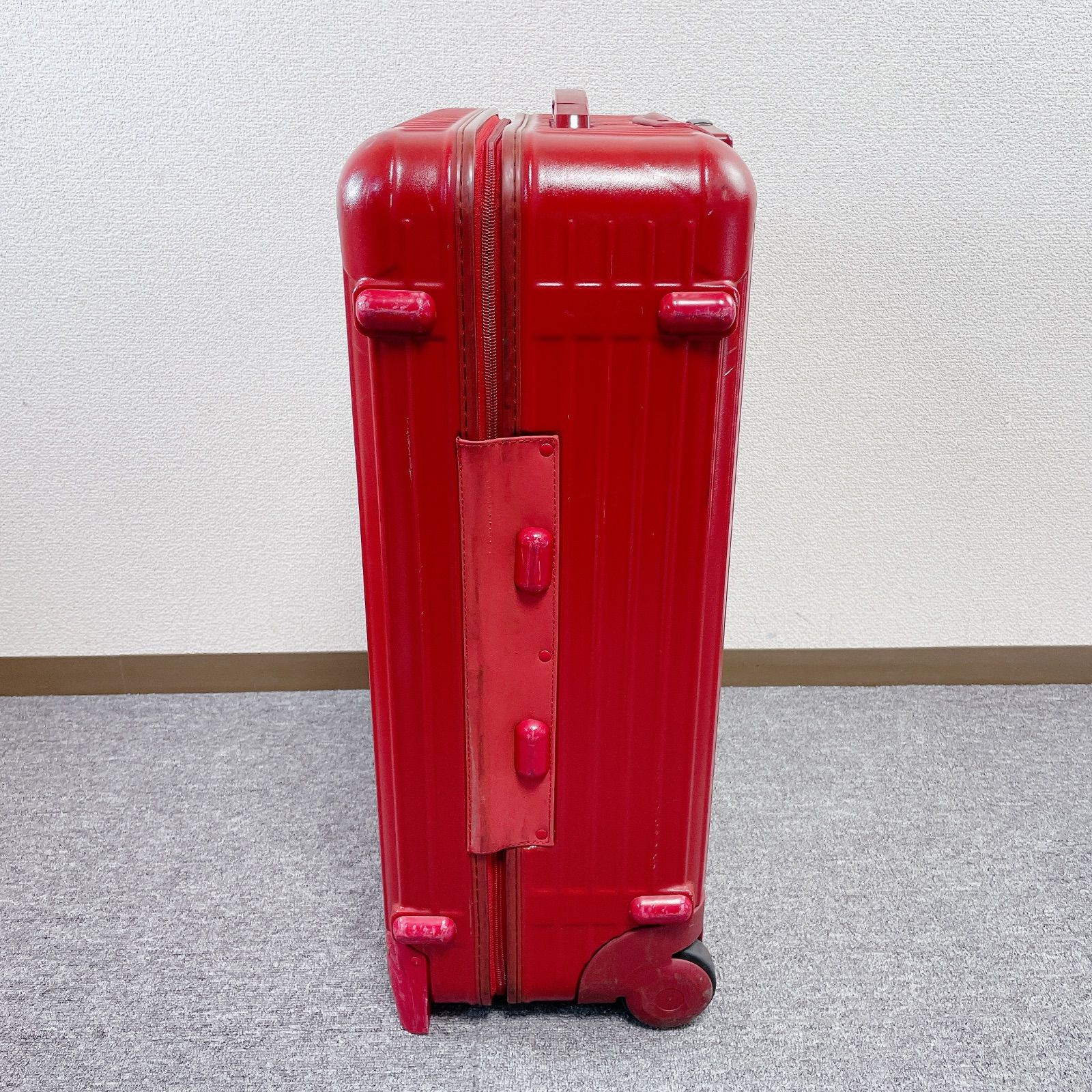 RIMOWA リモワ サルサ 63L 2輪 レッド TSA 美品 855.63 RIMOWA（リモワ