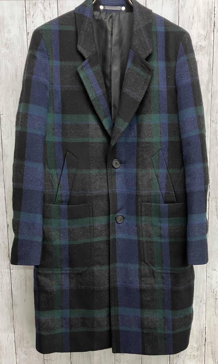 Paul Smith チェスターコート ポールスミス ウールコート チェック柄