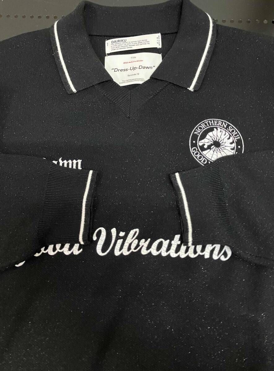 DAIRIKU ダイリク ニット Lame Soccer Uniform Knit Pullover 23PW K-1