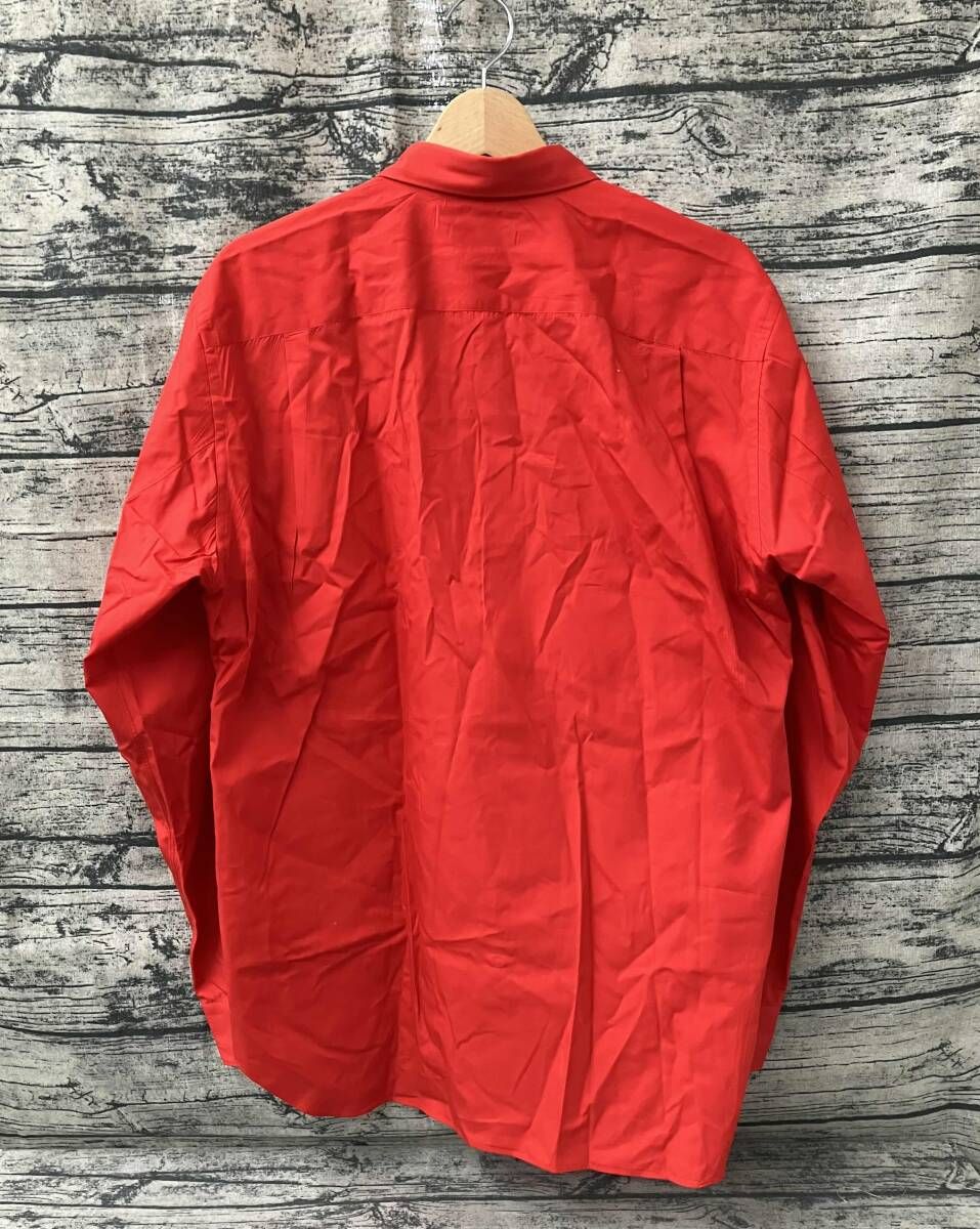 COMME des GARCONS HOMME PLUS 長袖シャツ 朱色 レッド size:L AD2018