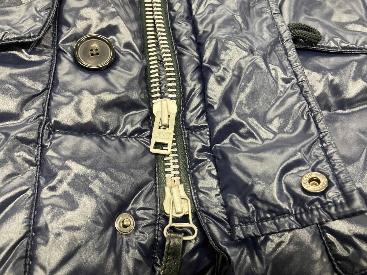 DUVETICA ダウンジャケット デュベティカ フーデットダウン ネイビー size46