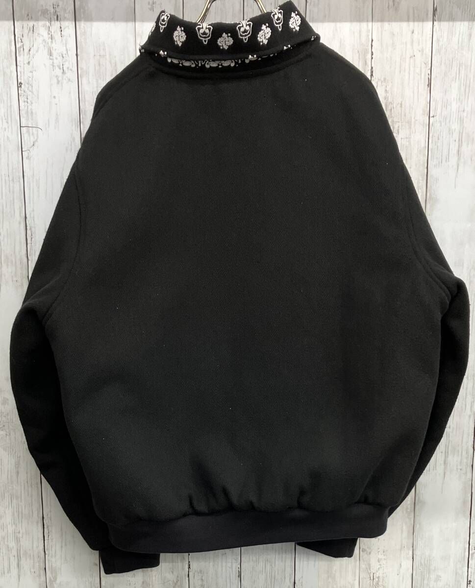 ASKYURSELF PAISLEY COLLAR VARSITY JACKET アスクユアセルフ ジップ