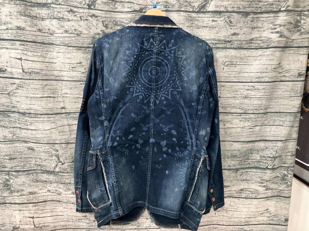 MARITHE GIRBAUマリテフランソワジルボー デニムテーラードジャケット M 7-4090 Lサイズ