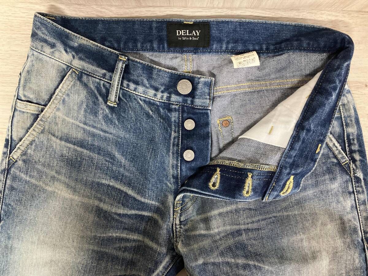 DELAY by win & Sons ヴィンテージ加工 セルビッジ デニム DELAY by