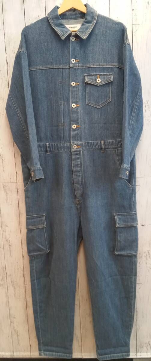 THE WORK SHOP BY STROAMA ストラマ オーバーオール オールインワン デニムオールインワン ブルー