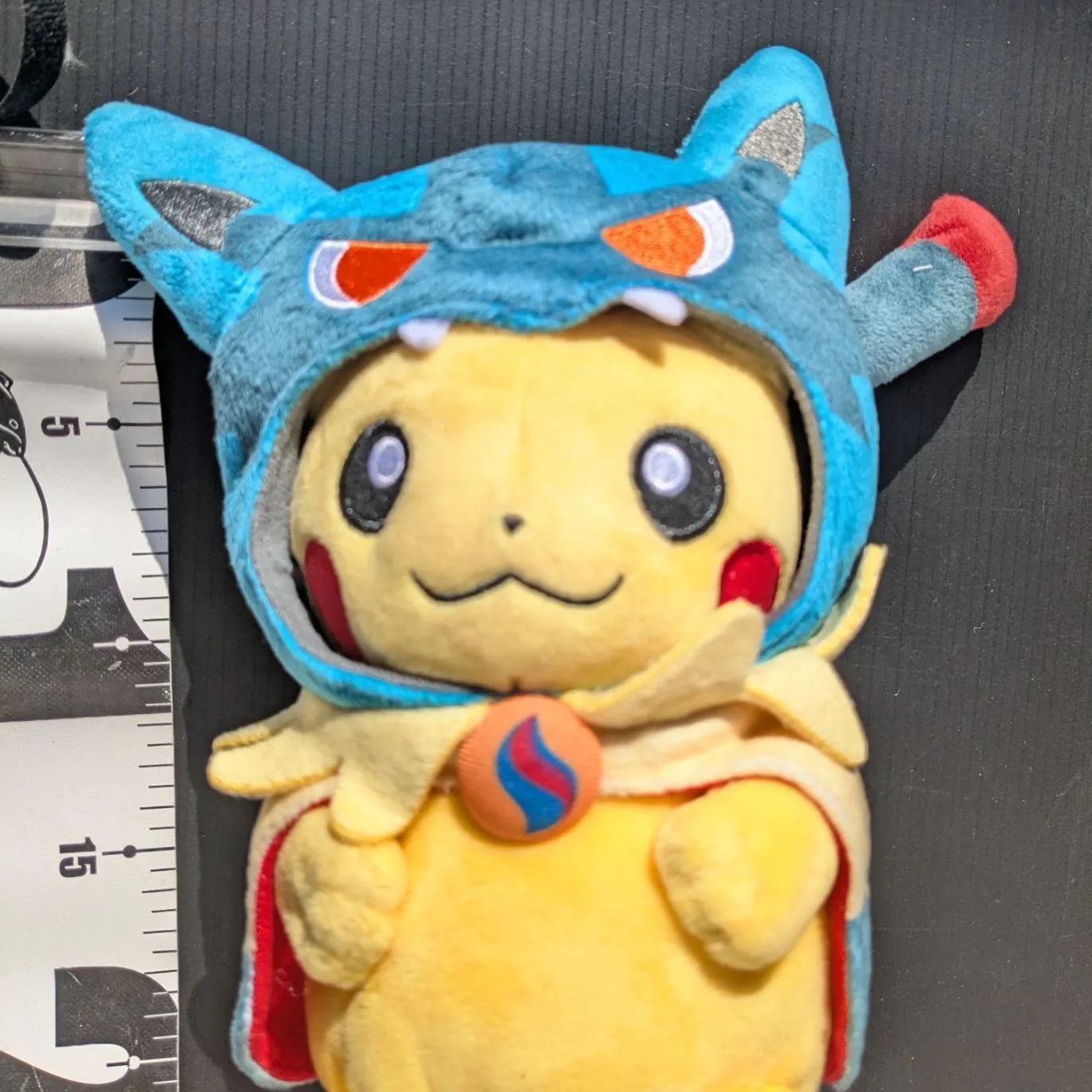 ピカチュウ メガルカリオ ぬいぐるみ ポンチョ ポケットモンスター