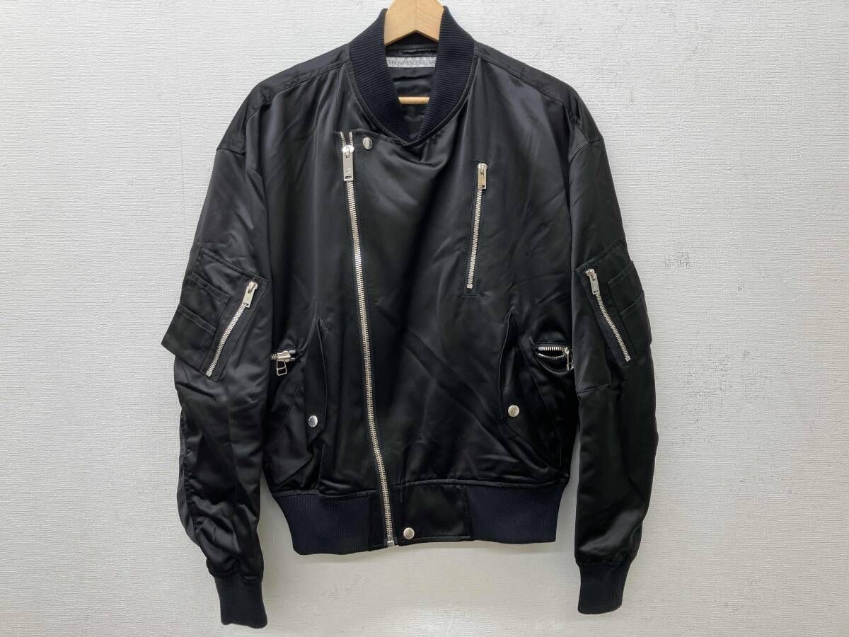 JOHN LAWRENCE SULLIVAN SATIN ZIP BOMBER JACKET ボンバージャケット