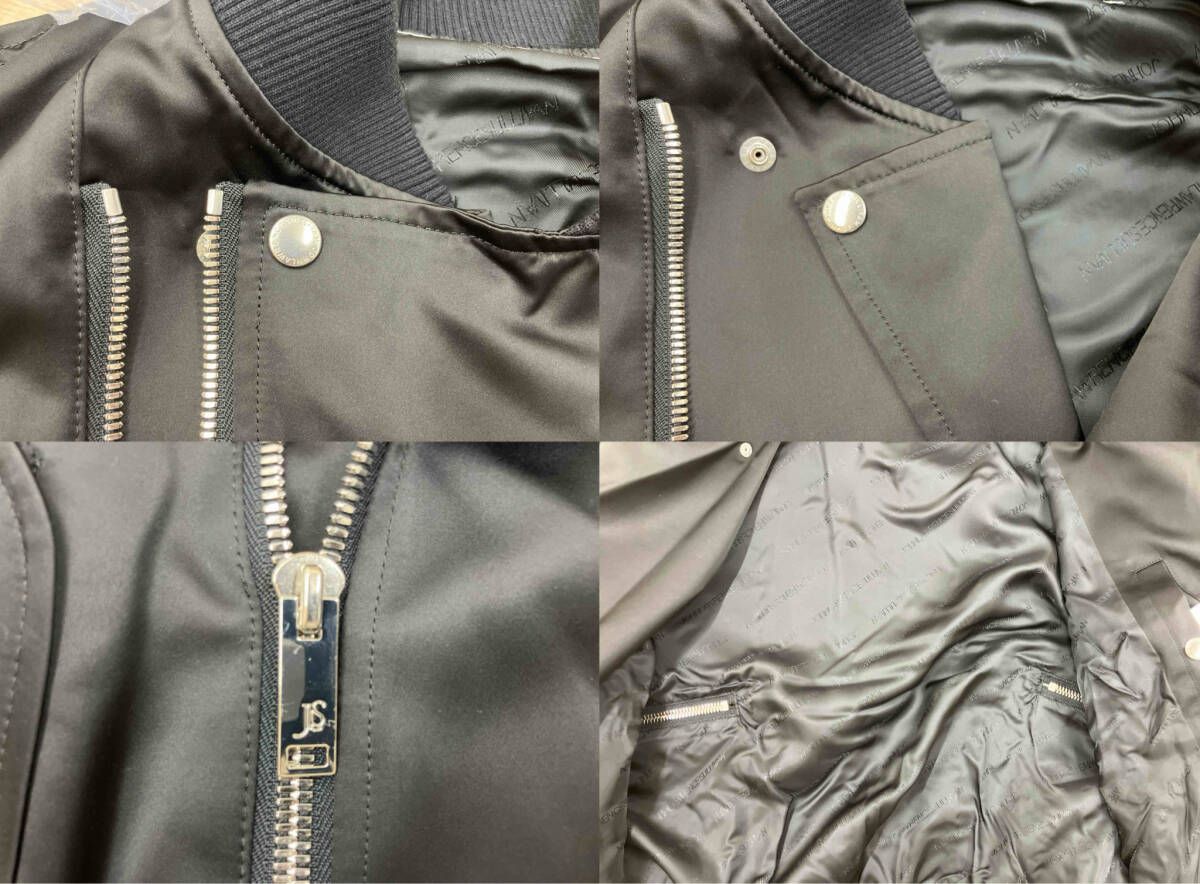JOHN LAWRENCE SULLIVAN SATIN ZIP BOMBER JACKET ボンバージャケット
