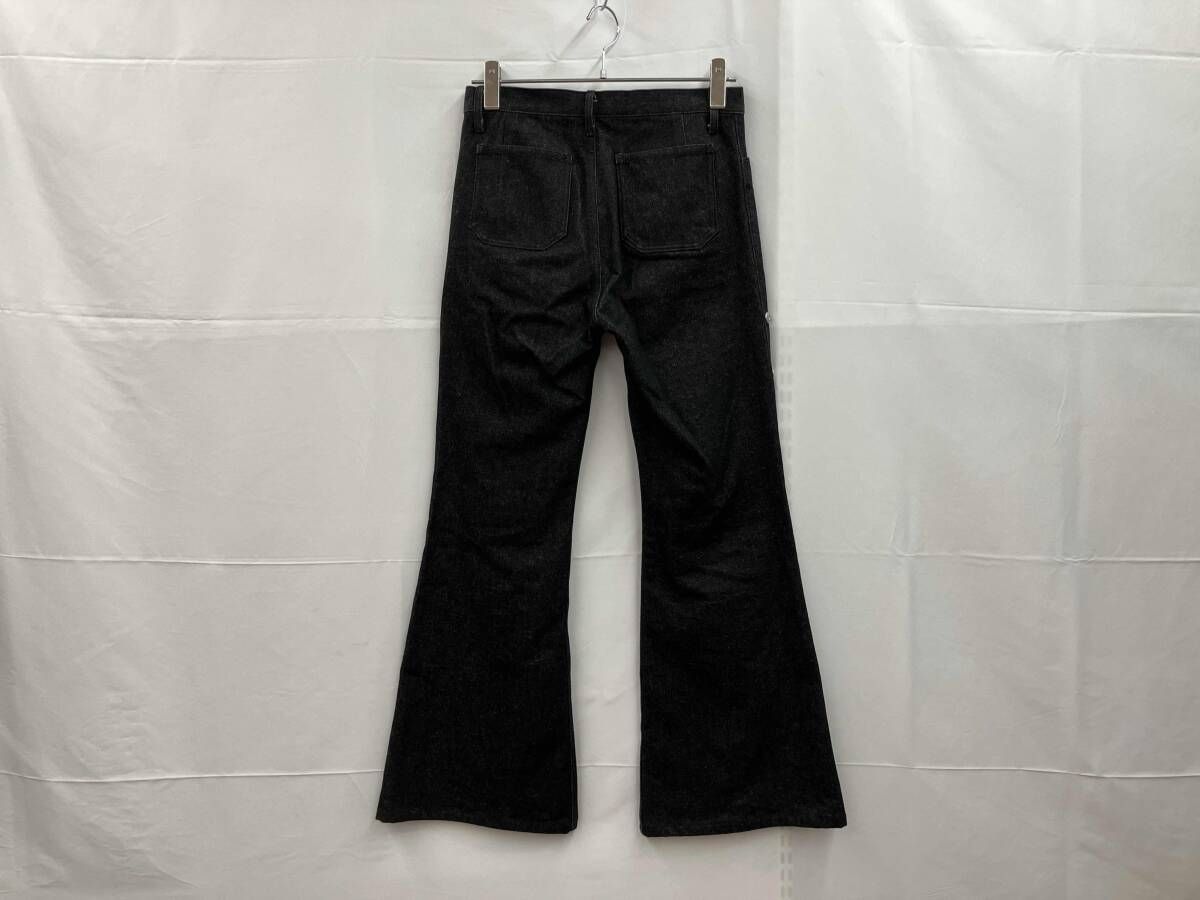 シキタリ サイドスナップ ベルボトム デニムパンツ 2025 03 M ブラック系 通年