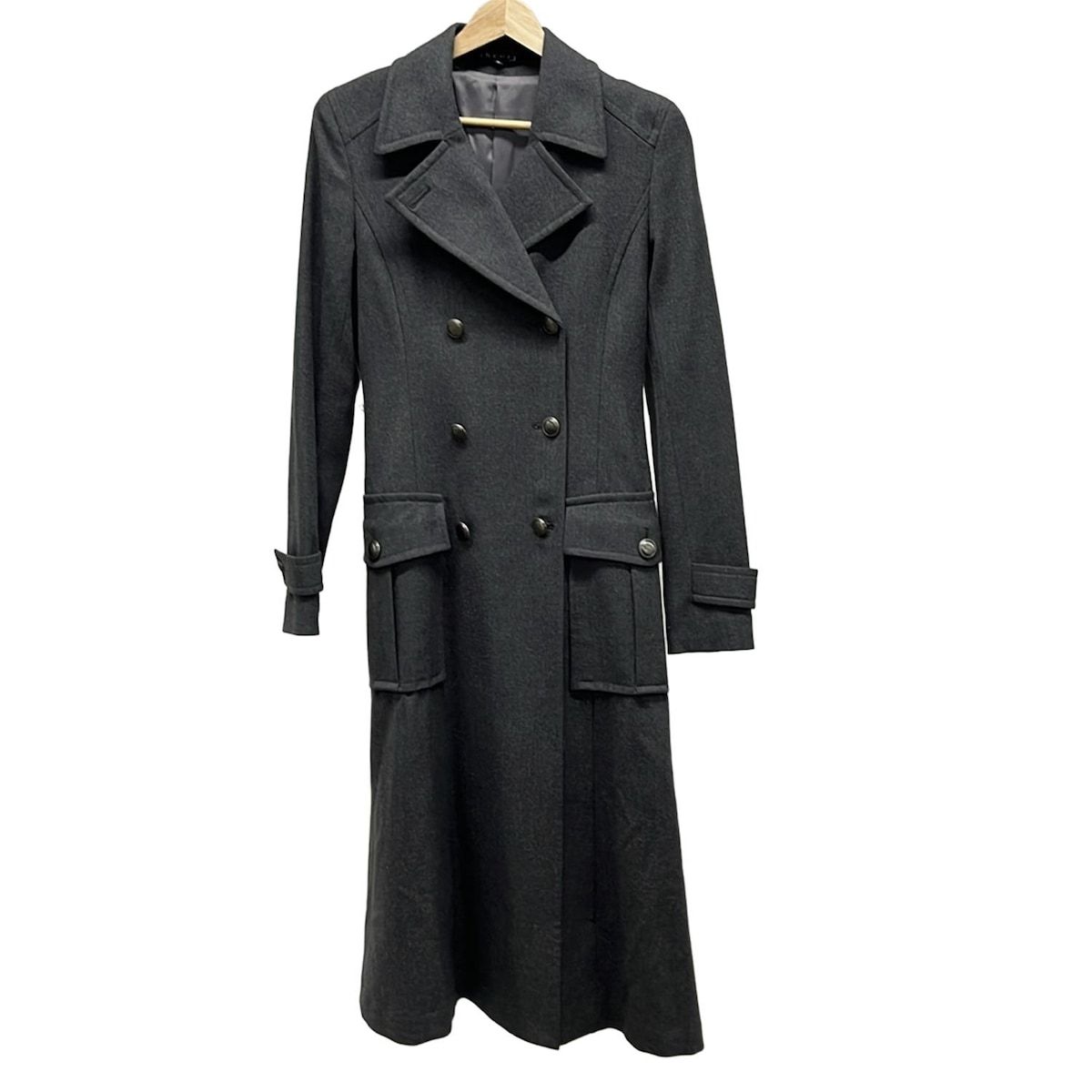 theory(セオリー) コート サイズ0 XS レディース - グレー 長袖/ダブル