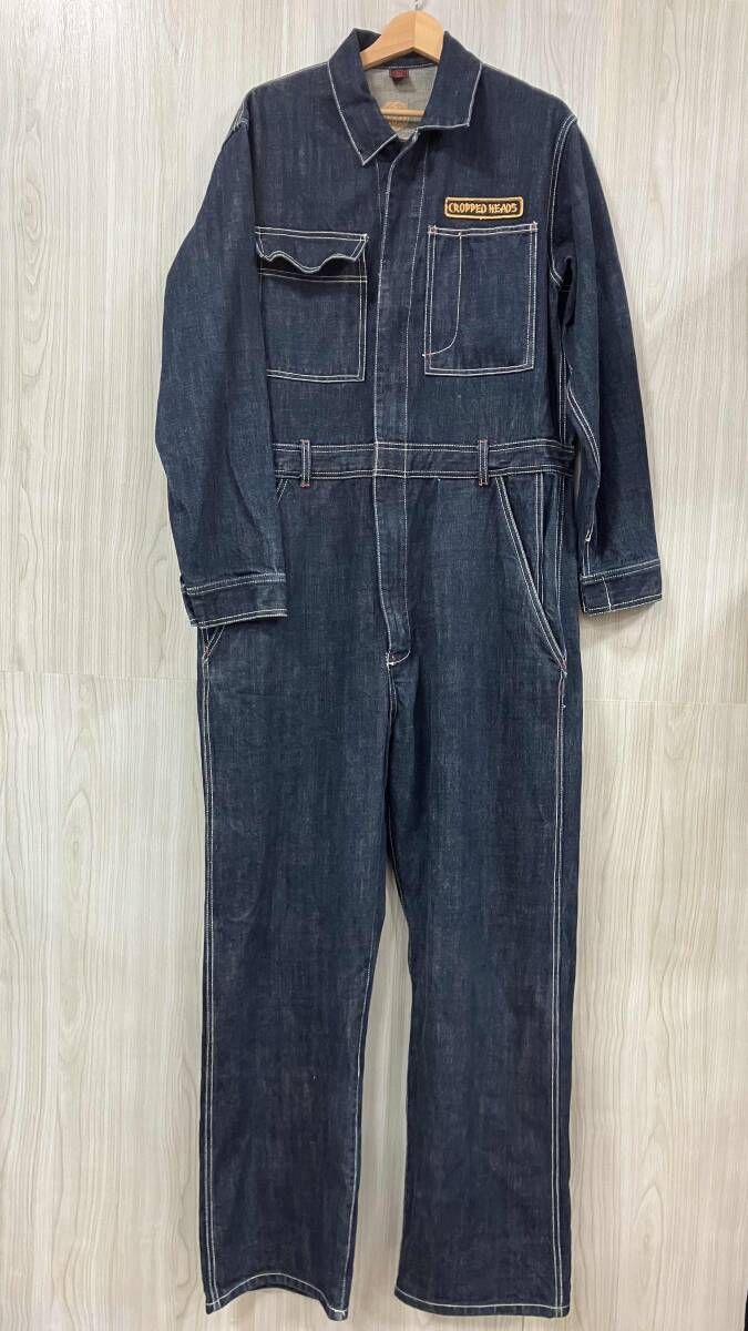 CROPPED HEADS クロップドヘッズ オールインワン インディゴ サイズL