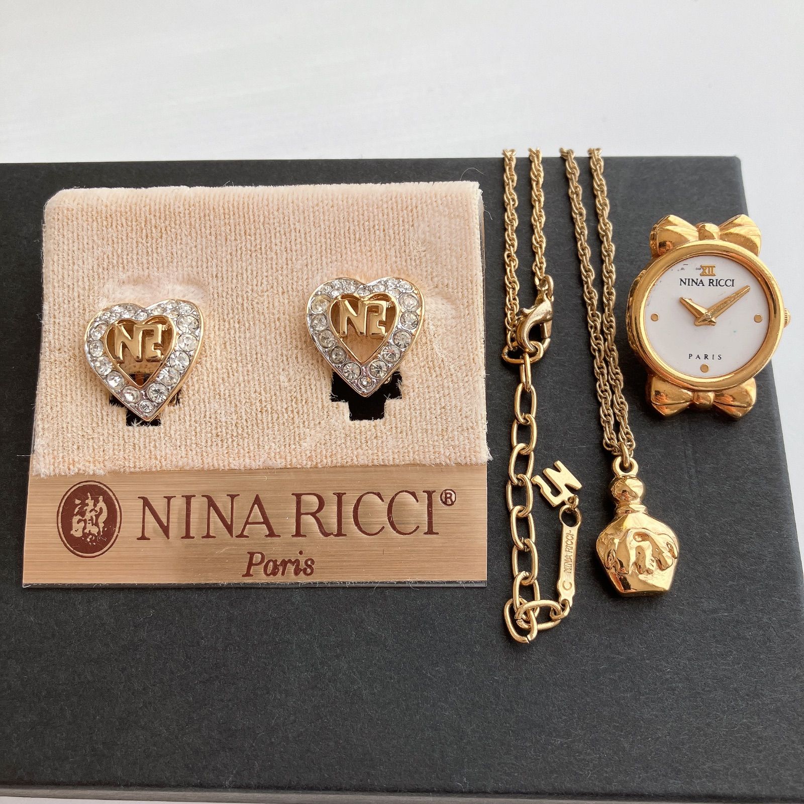 Nina Ricci ニナリッチ イヤリング ネックレス ピンブローチ まとめ 