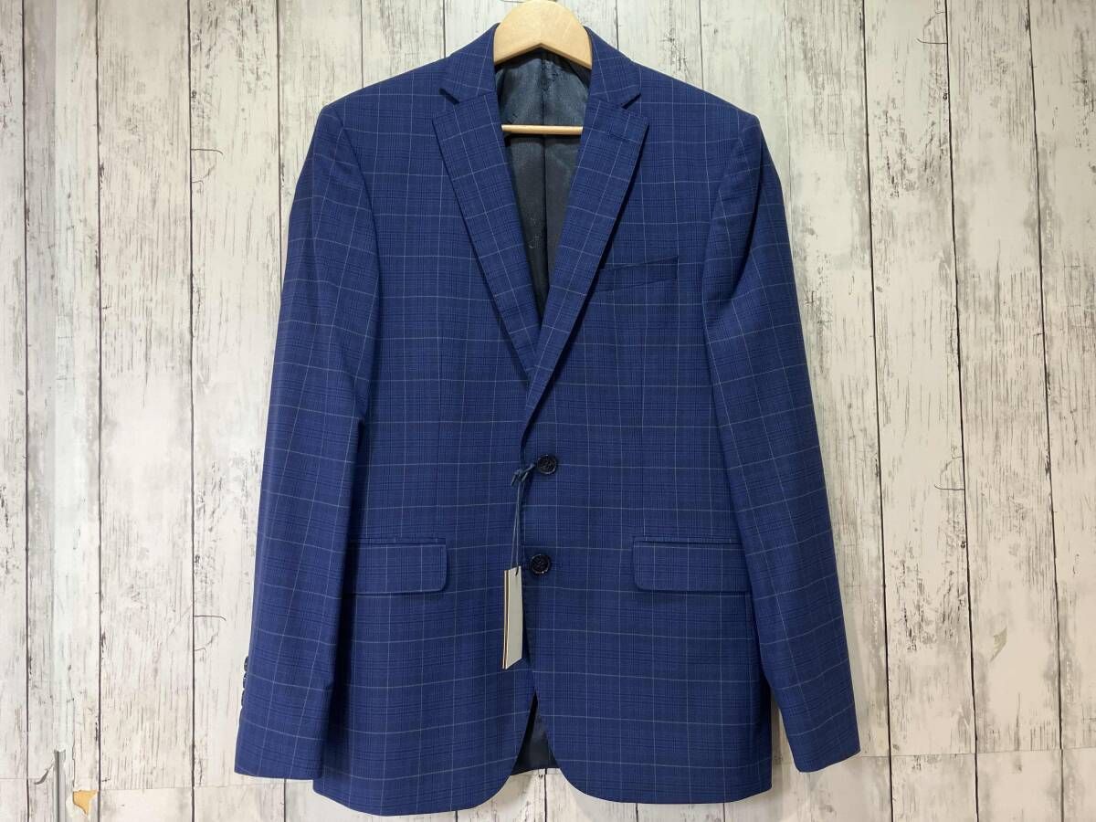 CANALI カナーリ スーツ セットアップ ブルー チェック柄 48 6 R