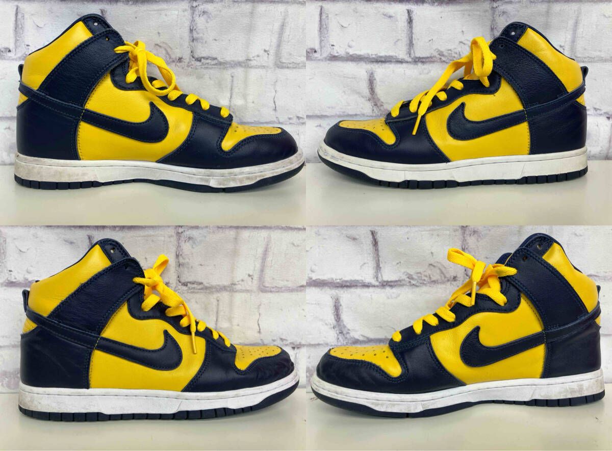 箱付き】 NIKE ナイキ DUNK HIGH SP MICHIGAN ダンク ミシガン 26.5cm 