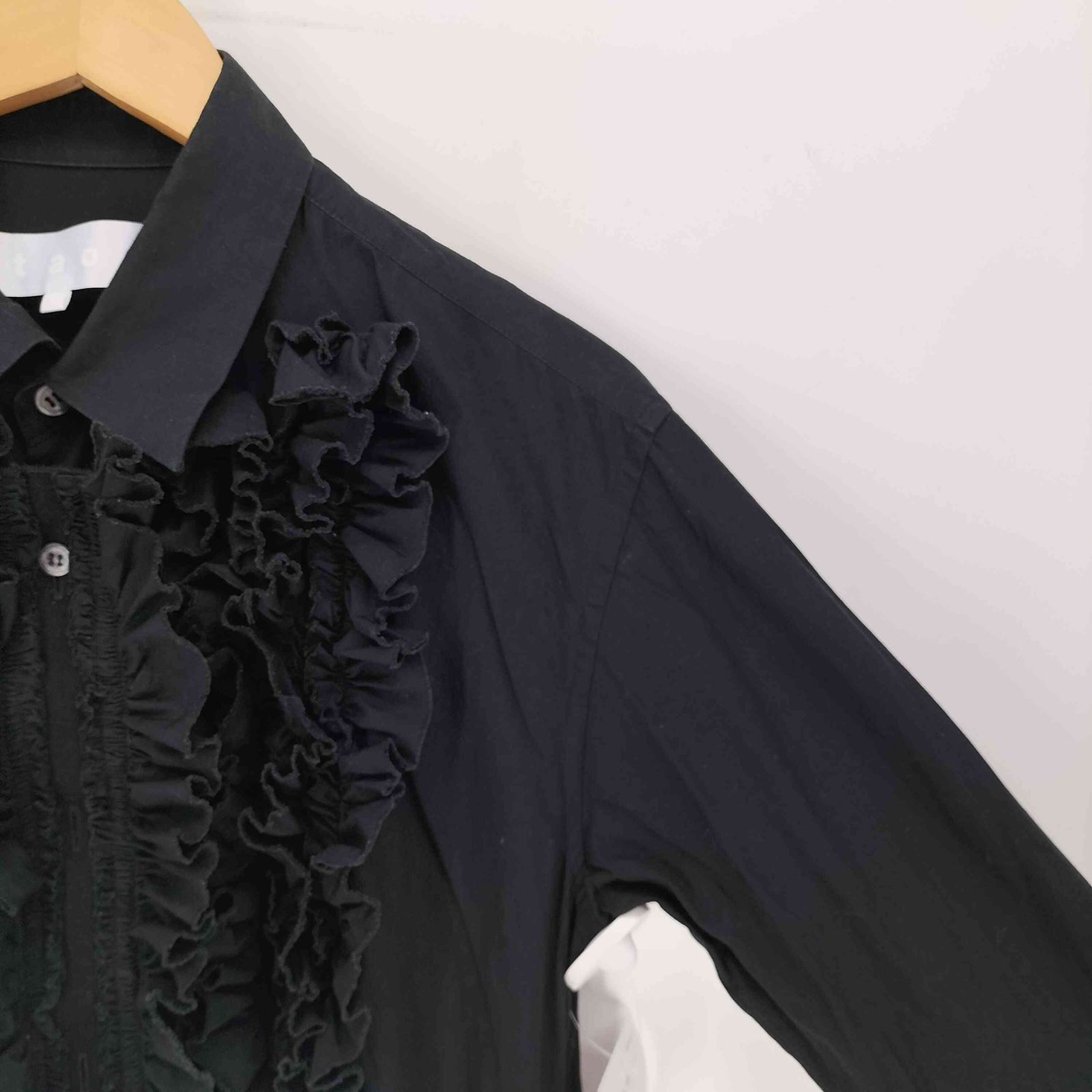 タオコムデギャルソン tao COMME des GARCONS 23AW フリル装飾 長袖