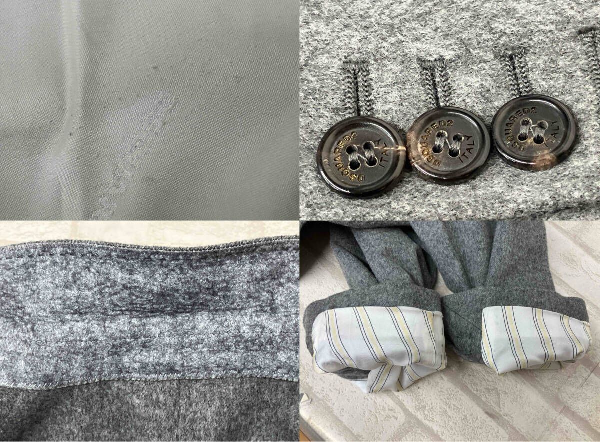 DSQUARED2 S74AA0052 S42925 ディースクエアード チェスターコート