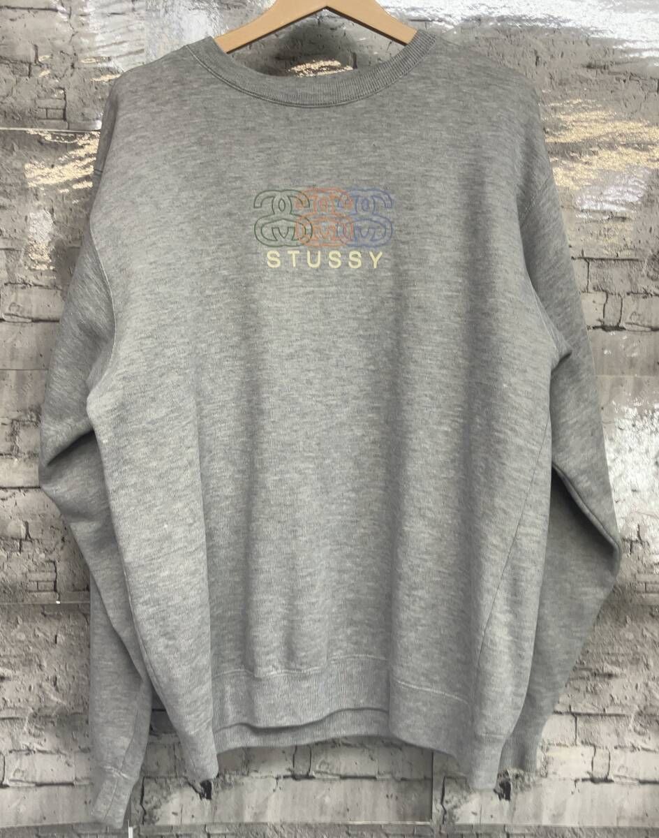 Stussy グレー トレーナー Mサイズ ステューシー STUSSY・スウェット 