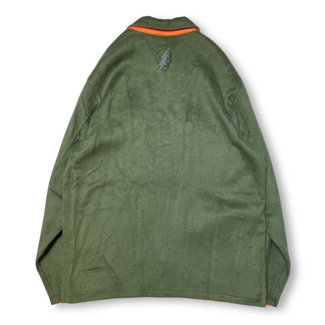 Lucien pellat finet アウター リバーシブルウールジャケット XLサイズ カーキ オレンジ ルシアンペラフィネ