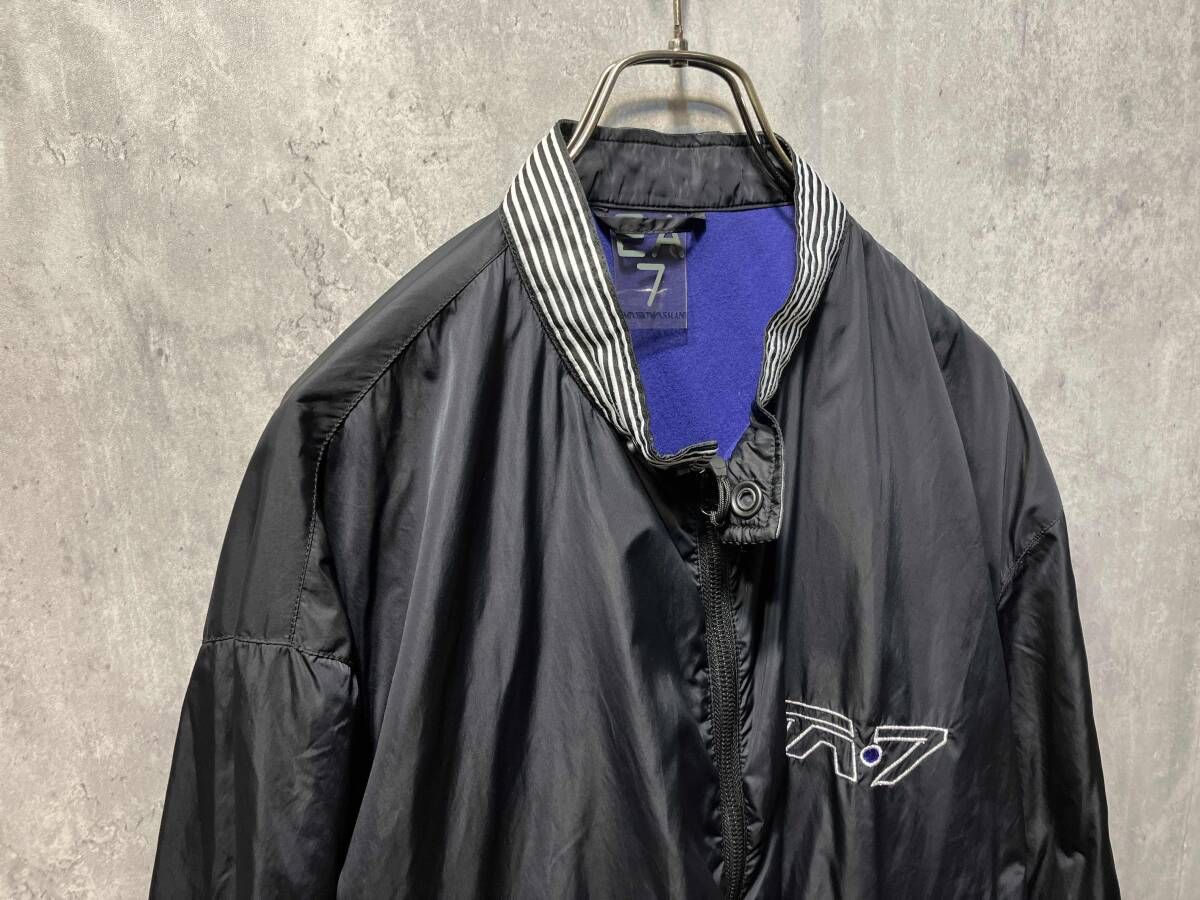 EMPORIO ARMANI NYLON JACKET 刺繍ナイロンジャケット XXXサイズ