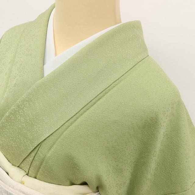  ✾まめ藤✾加賀茜染 正絹 着物 作家物落款 無理なく持て余すことのない新鮮な驚き 色無地 U 67 色無地 着物