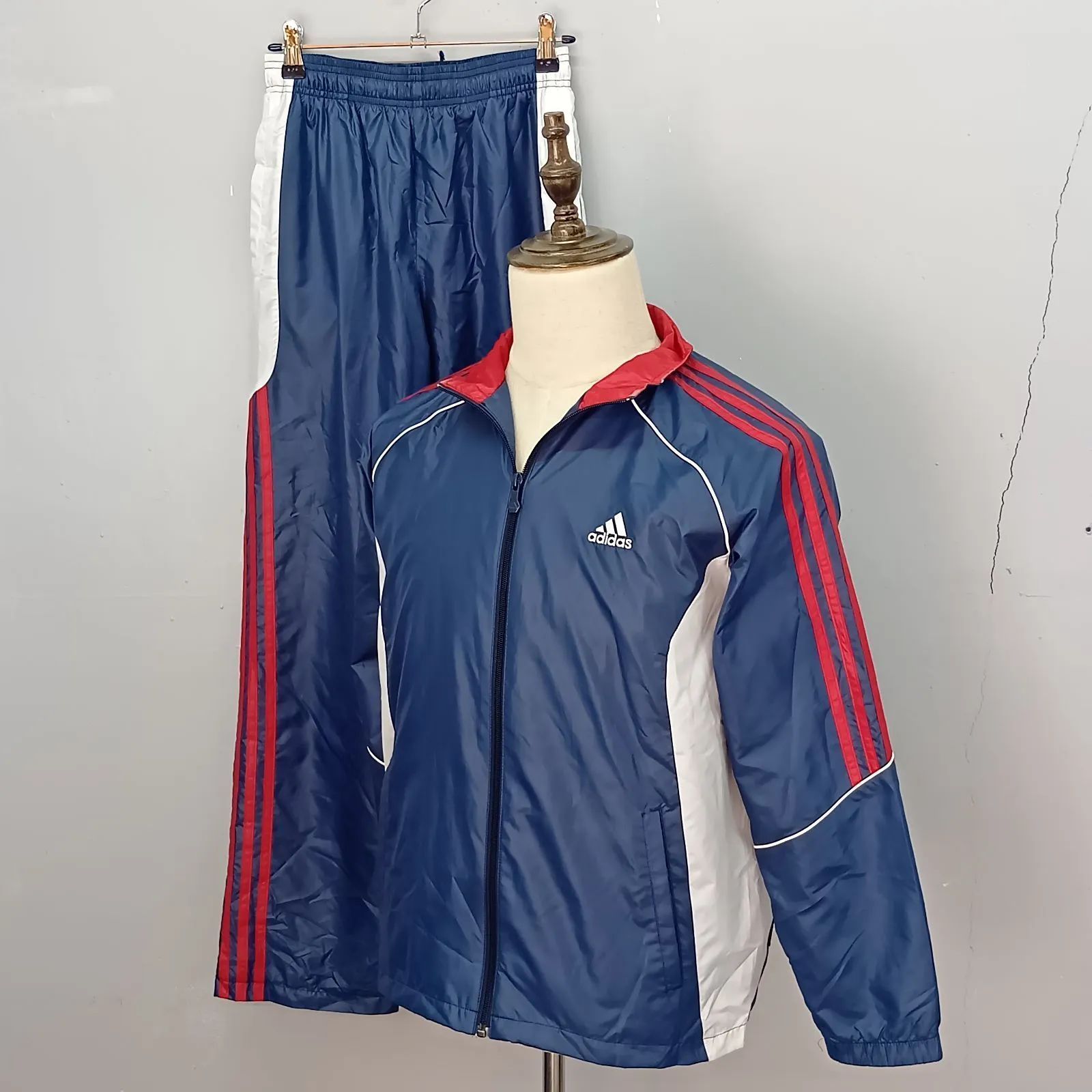 adidas サイズ USA L J 160 ウインドブレーカー 上下セット CLIMA