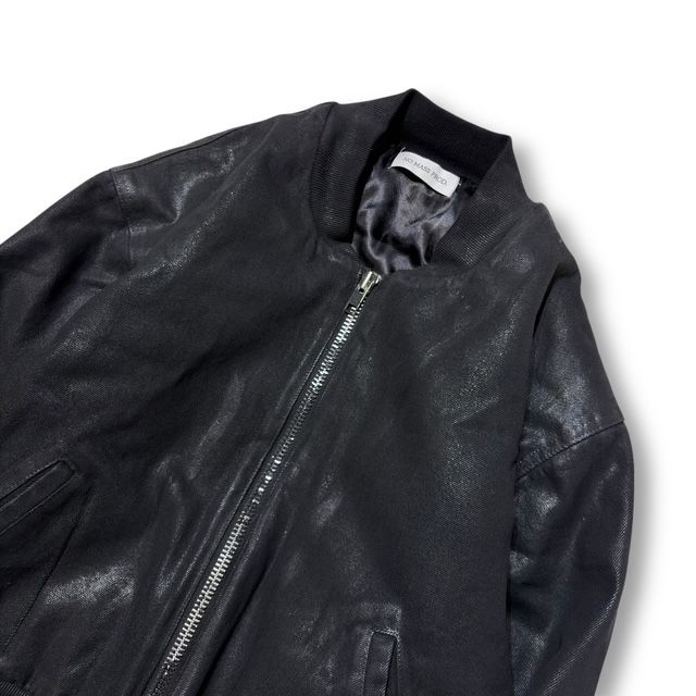 NO MASS PROD VOID CROPPED FLIGHT JACKET サイズ2 ブラック