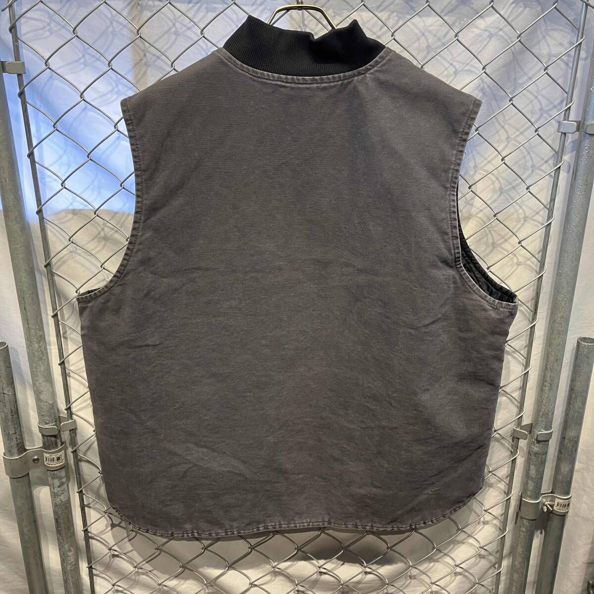 Carhartt ダック地キルティングベスト 売れ筋 グレー サイズ2XL カーハート