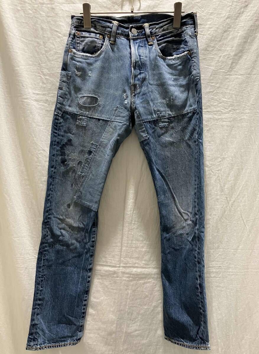 LEVI'S リーバイス 501 0501-2043 赤タブ リメイクカスタム W28 0