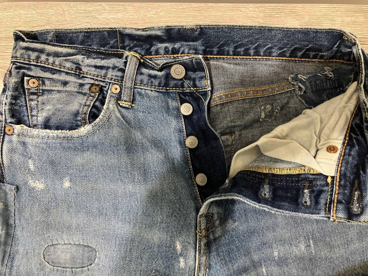 LEVI'S リーバイス 501 0501-2043 赤タブ リメイクカスタム W28 0