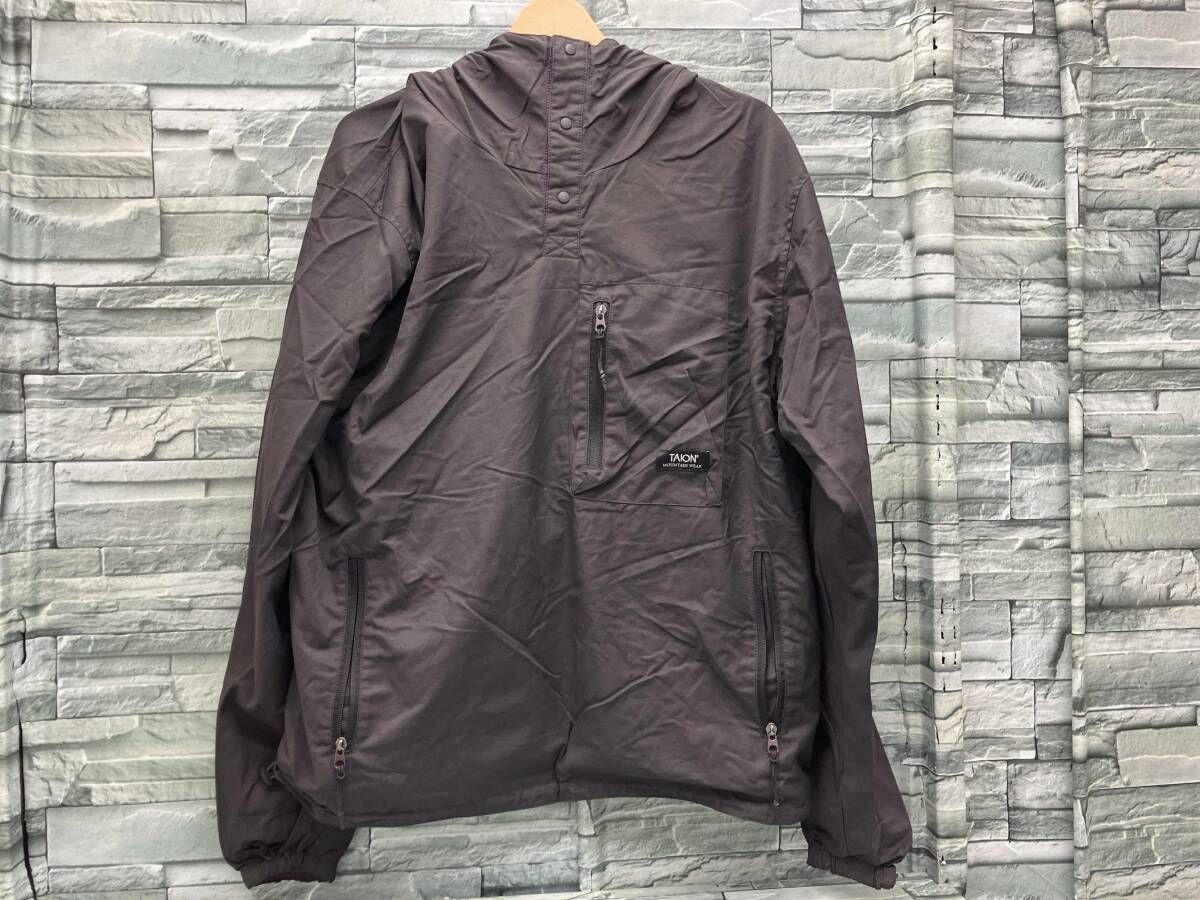 TAION リバーシブルマウンテンパーカー マウンテンパーカー/タイオン/黒/ブラック/M
