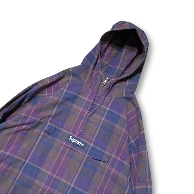 24ss Supreme Cotton Utility Anorak Plaid サイズXL 柄 シュプリーム