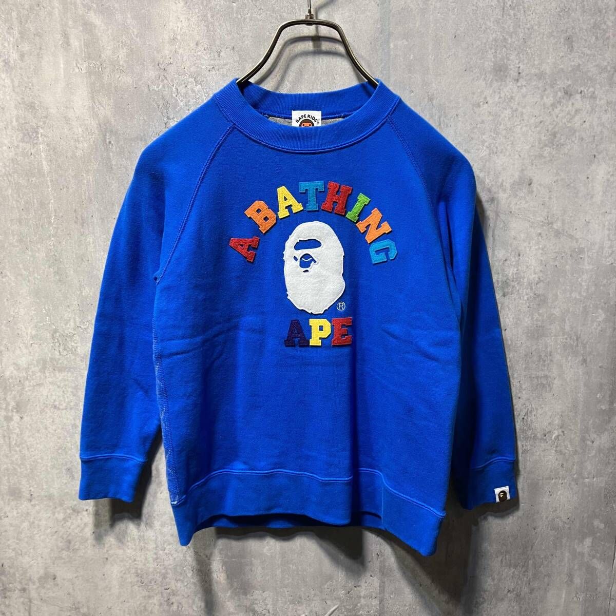 限定セール，豊富な A BATHING APE アーチロゴパッチスウェットシャツ 130サイズ アベイジングエイプ その他