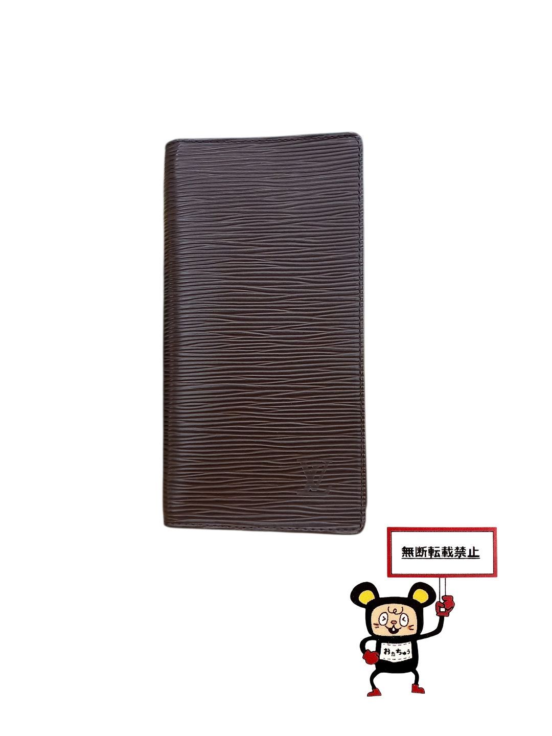 84.LOUIS VUITTON エピ モカ ポルトカルト クレディ 店舗併売品