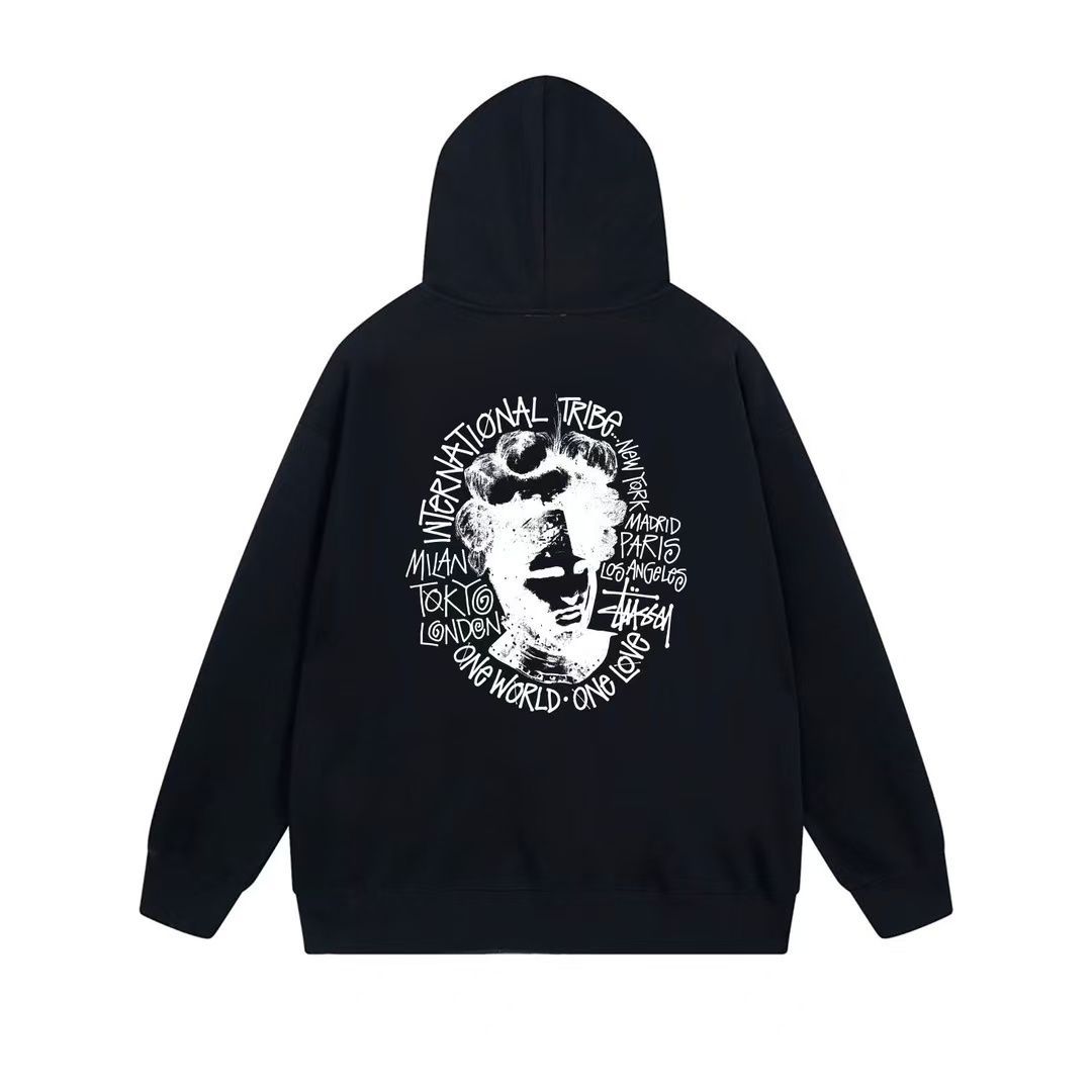 新品未使用】2025新作Stussy ステューシー ジップパーカー 男女兼用