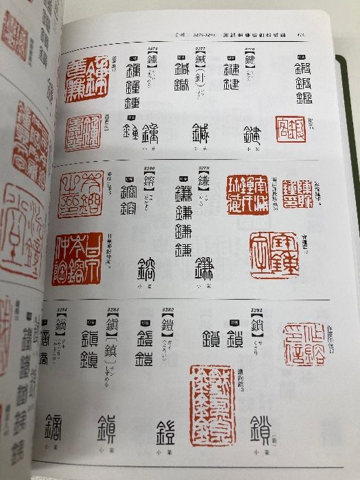 本 必携篆書印譜字典 新装版 柏書房 蓑毛 政雄
