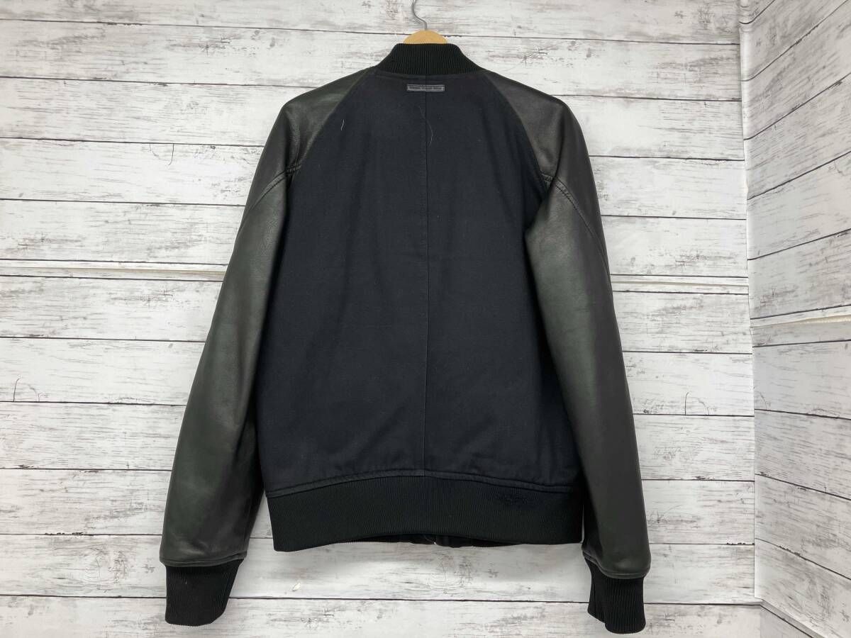 DIESEL BLACK GOLD／ブルゾン／レザー切替／ブラック／イタリア製 
