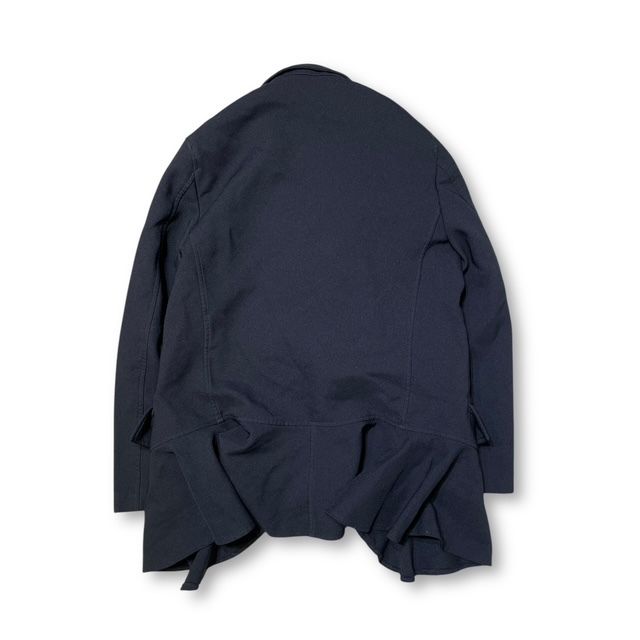 23 ss COMME des GARCONS SHIRT テーラードジャケット 製品染めポリ縮絨燕尾ジャケット Lサイズ ブラック FK J 008 コムデギャルソンシャツ