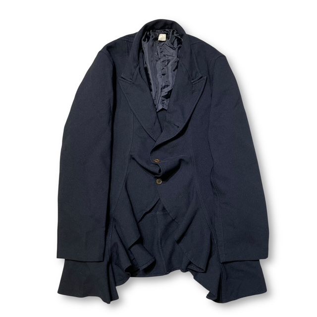 23ss COMME des GARCONS SHIRT テーラードジャケット 製品染めポリ縮絨