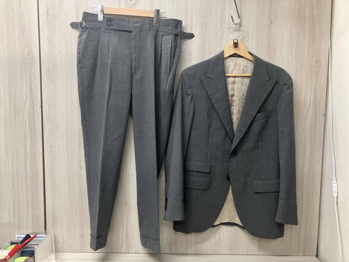 ZEBINO テーラードジャケット セットアップ グレー サイズ不明