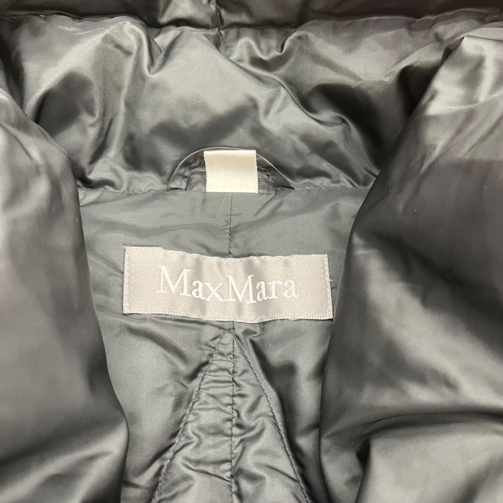 Max Mara マックスマーラ ダウンジャケット ブラック 黒 42 Lサイズ 